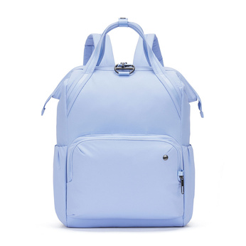 Pacsafe Citysafe CX Econyl Anti-Diebstahl-Rucksack für Frauen - hellblau