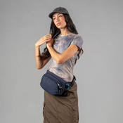 Saszetka nerka antykradzieżowa Pacsafe V - granatowa