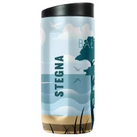 Kaffeebecher 2-in-1 Dr.Bacty Notus Stegna - weiß