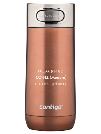 Personalisierbarer thermobecher Contigo Luxe Autoseal 360 ml - Weiß Zinfandel