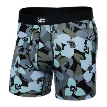 Bokserki męskie szybkoschnące SAXX DAYTRIPPER Kwiaty Camo - niebieskie