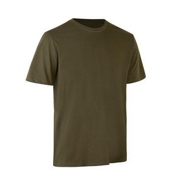 T-Shirt, ökologisch, Marke ID - Olivgrün