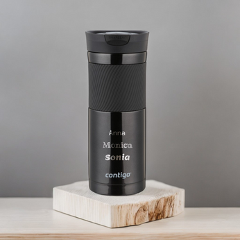 Contigo Byron 590ml thermal mug with engraving - Black
