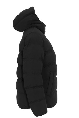 Gefütterte Damenjacke mit Kapuze Dundas Jacket Woman D.A.D - Schwarz