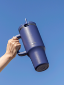 Thermalbecher mit Strohhalm Contigo Streeterville Tumbler 1200 ml - Indigo