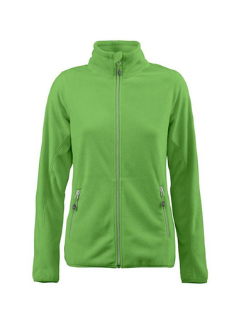 Fleecejacke Zwei-Hand-Dame Marki Drucker Rote Flagge - Lime