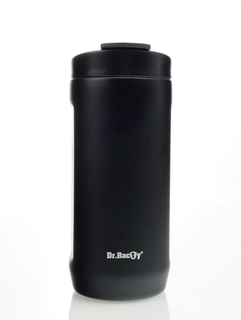 Thermal coffee mug 2-in-1 Dr.Bacty Notus 360 ml - black - after sales