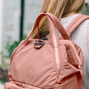 Pacsafe Citysafe CX Econyl Anti-Diebstahl-Rucksack für Frauen - rosa