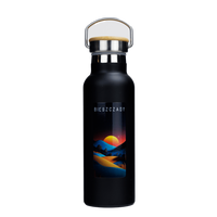 Stahlthermalflasche Dr. Bacty Iris - schwarz -Bieszczady