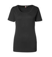 T-Shirt Rib 1x1 Brand ID, schwarz