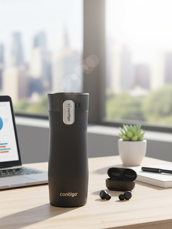Contigo West Loop 3.0 Thermobecher 470ml - Matt Schwarz