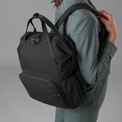 Diebstahlsicherer mini-rucksack für frauen pacsafe citysafe cx mini backpack econyl - schwarz