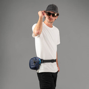 Saszetka nerka antykradzieżowa Pacsafe V - granatowa