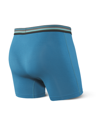 Herren-Schnelltrocknungs-Boxershorts SAXX VIBE Boxer Brief - blau