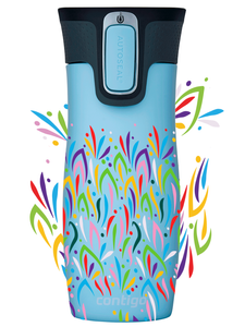 Contigo West Loop 2.0 470ml Thermalbecher - Blaue Matte - Floresy