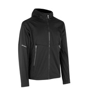 Kurtka soft shell z kapturem, lekka ID - Czarny