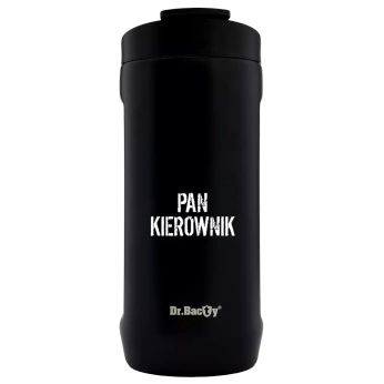 Cooler na puszkę Dr.Bacty Notus 360 ml - Pan Kierownik - czarny