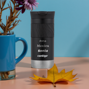 Contigo Byron 2.0 470ml thermal mug with engraving - Gloss black