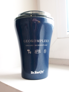 Kaffee -Thermalbecher mit Keramikbeschichtung Dr. Bacty Apollo 227 ml - marineblau