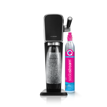 Saturator do wody gazowanej SodaStream ART czarny'+ 1 butelka + nabój CO2