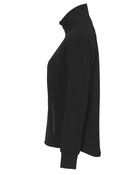 Unzipped women's sweatshirt Anzac Fz Collar Woman D.A.D - Black.
