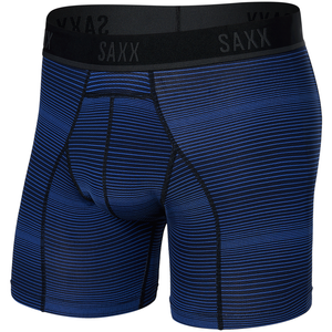 Laufboxer / Herren-Sportboxer SAXX KINETIC Light Streifen - blau