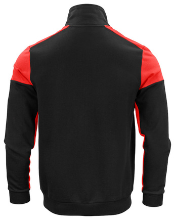 Rozpinana bluza Prime  Sweatvest marki Printer - Czarno - czerwona