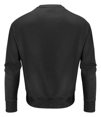 Loose Hopedale Crewneck Black sweatshirt by Harvest.