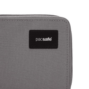 Men's small RFID Pacsafe wallet - stone