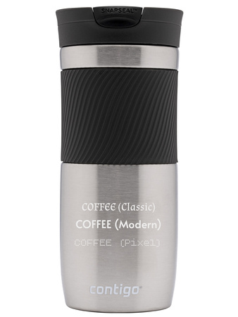 Thermal mug Contigo Byron 470ml  with custom inscription - engraved - Stainless Steel