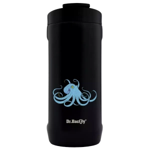 Cooler for can Dr.Bacty Notus 360 ml Octopus Blue - black