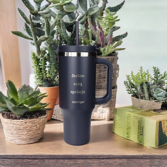 Thermal water mug with engraving Contigo Streeterville Tumbler 1200 ml - Darkstone