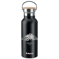 Dr.Bacty Iris Thermoflasche aus Edelstahl - schwarz - Daulagiri