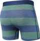 Bokserki męskie szybkoschnące SAXX VIBE Boxer Brief  w pasy - granatowe