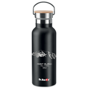 Dr.Bacty Iris Thermoflasche aus Edelstahl - schwarz - Mont Blanc