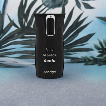 Kubek termiczny z grawerem Contigo West Loop Mini 300ml - Licorice