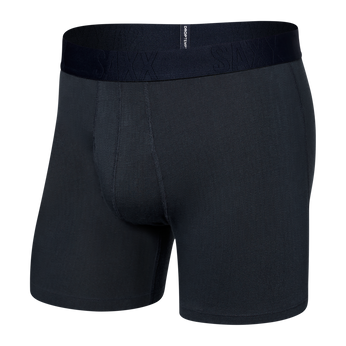 Bokserki męskie chłodzące / sportowe z rozporkiem SAXX DROPTEMP COOL Boxer Brief Fly – granatowe