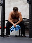 Dr.Bacty XL quick-dry sports towel 70x140 - blue