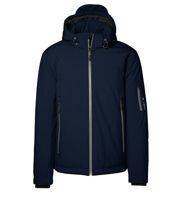 Winter soft shell jacket ID - Granatowy