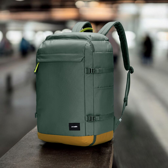 Plecak kabinowy antykradzieżowy Pacsafe Go 44 l - zielony