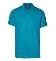 Herren Stretch Poloshirt Türkis