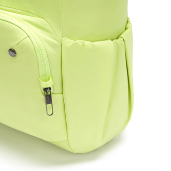 Pacsafe Citysafe CX Econyl Anti-Diebstahl-Rucksack für Frauen - lindgrün