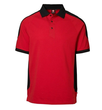 Pro Wear Polo Shirt Contrast Red