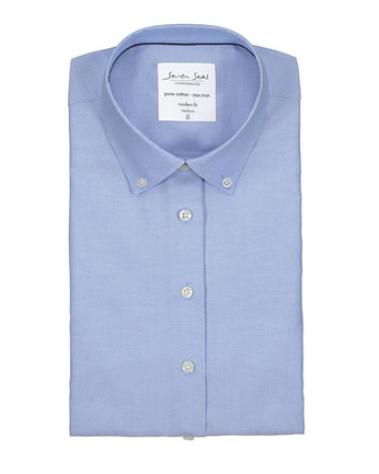 OxfordLadies moderne fit hellblaue Marke ID, blau