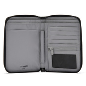 Herren-Geldbörse mit Diebstahlsicherung und RFIDsafe compact travel organizer technology - schwarz - nach der Ausstellung