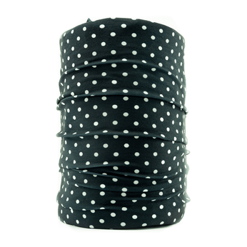 Chusta wielofunkcyjna Dr.Bacty Polka Dots Black