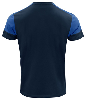 Two-tone Prime T shirt by Printer brand - Navy Blue - Sky Blue.
