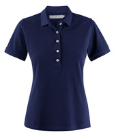 Sonnenuntergang Poloernte Frauen t -Shirt, dunkelblau