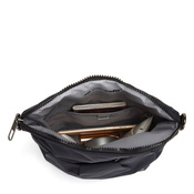 Erweiterbare diebstahlsichere Damenhandtasche Pacsafe Citysafe CX Econyl® – Schwarz