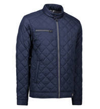 ID quilted jacket, navy blue